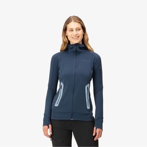 Norrona Falketind Power Grid Hooded Jacket Women's Indigo Night Size M NWT